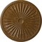 Ekena Millwork Leandros Ceiling Medallion (Canopies up to 5"), 33 1/8"OD x 3 1/2"ID x 1 3/8"P, Smokey Topaz Crackle CM33LESTC - alternate 1